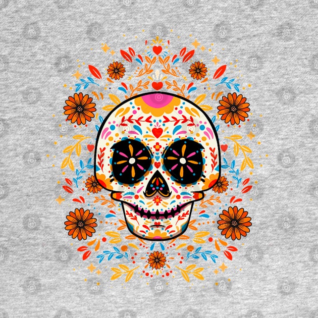 Mexican Sugar Skull by Mas que tacos